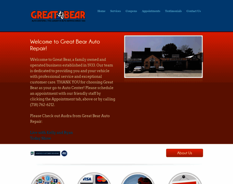 Greatbearautoshop.com thumbnail