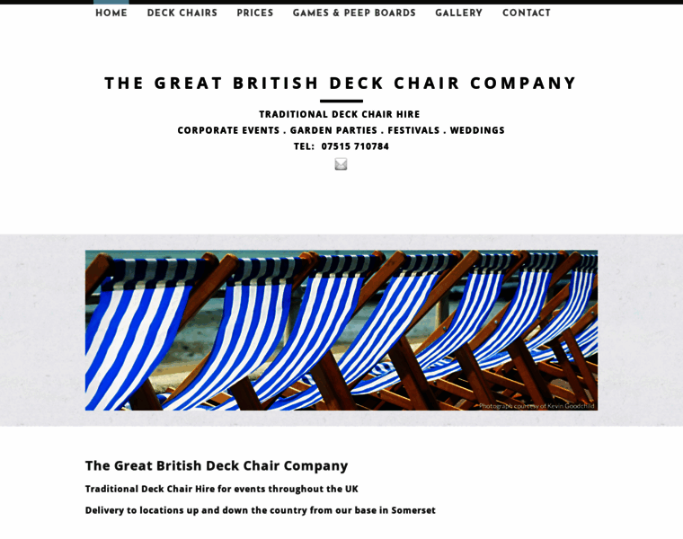 Greatbritishdeckchair.co.uk thumbnail
