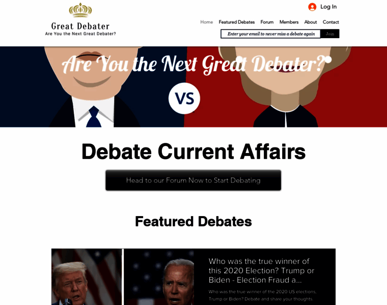 Greatdebater.com thumbnail
