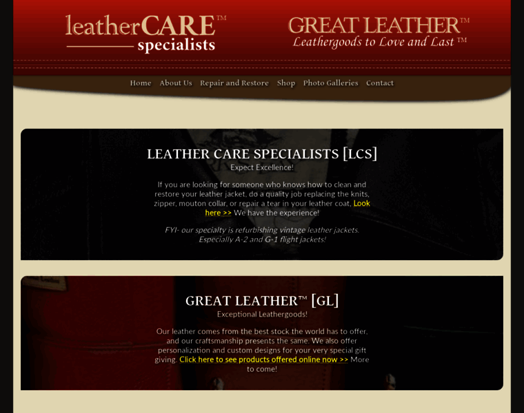 Greatleather.com thumbnail