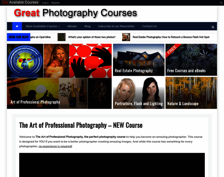 Greatphotographycourses.net thumbnail