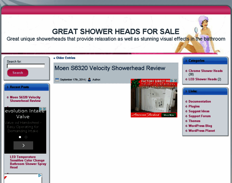 Greatshowerheadsforsale.com thumbnail