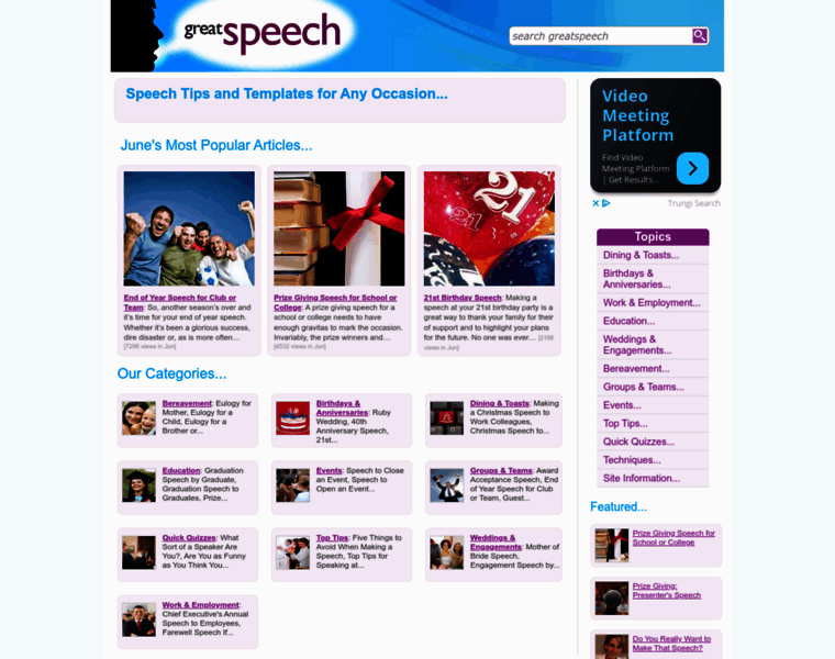 Greatspeech.co.uk thumbnail
