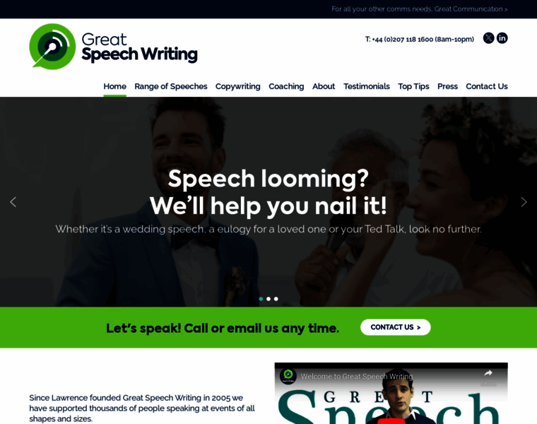 Greatspeechwriting.co.uk thumbnail