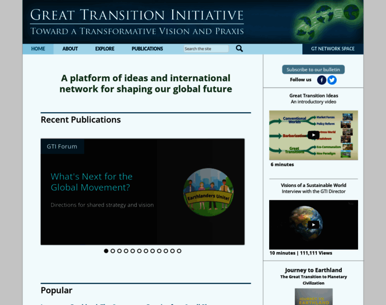 Greattransition.org thumbnail