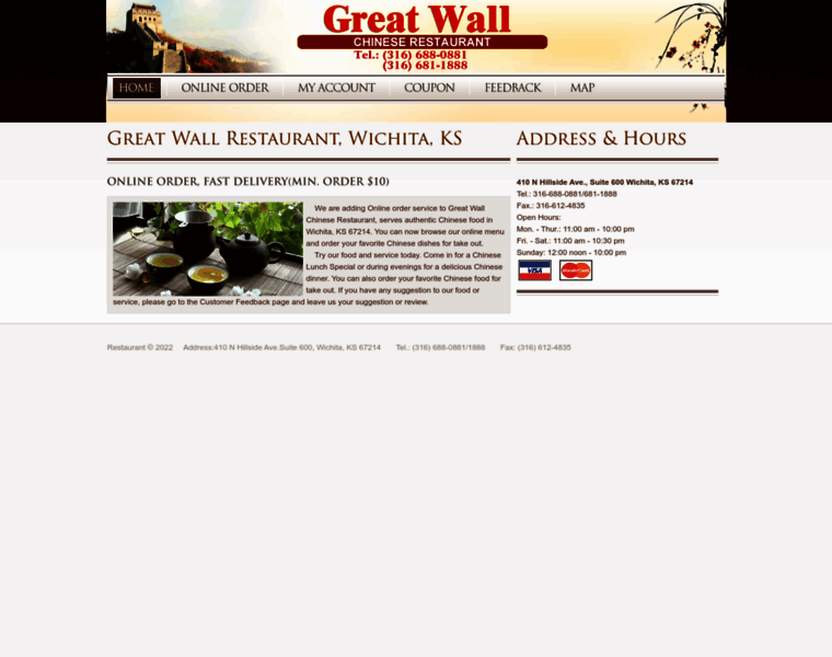 Greatwallwichita.com thumbnail