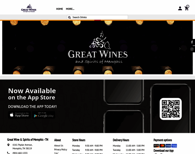 Greatwinesmemphis.com thumbnail