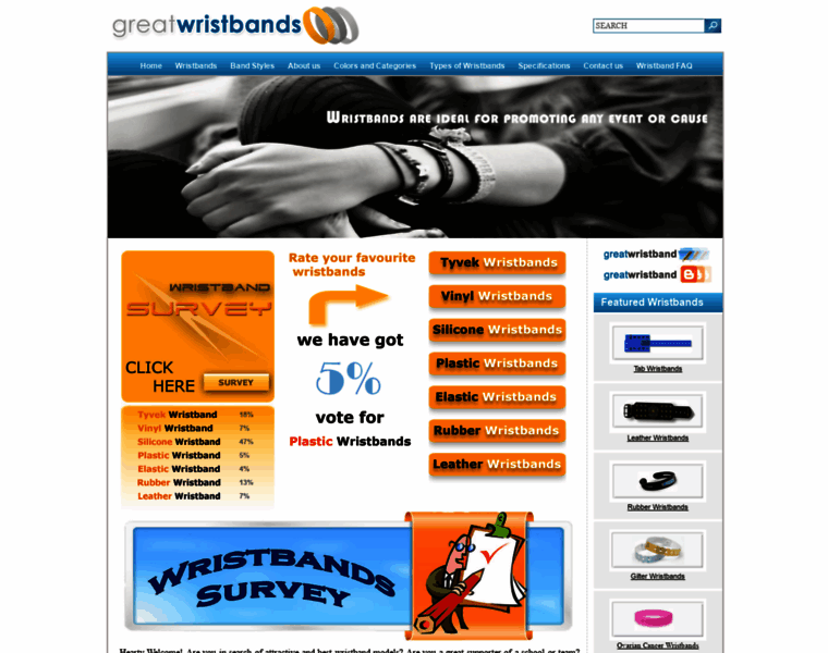 Greatwristbands.com thumbnail