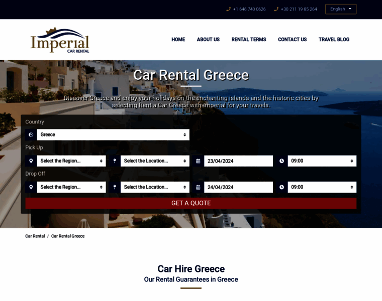 Greece-car-rentals.com thumbnail