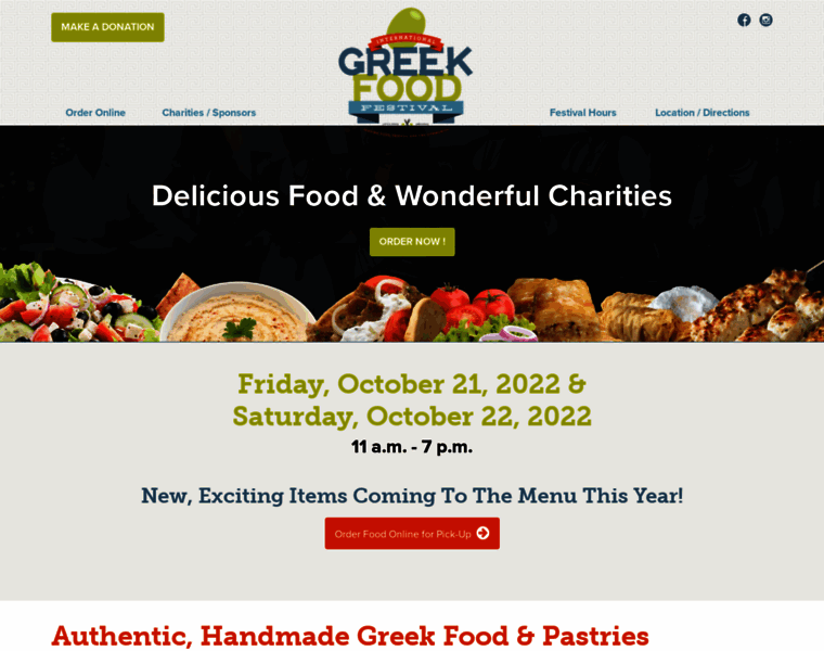 Greekfoodfest.com thumbnail
