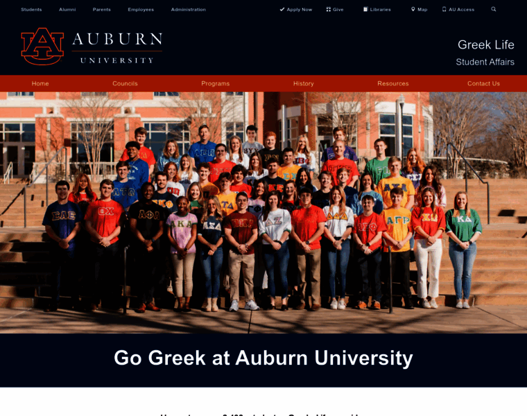 Greeklife.auburn.edu thumbnail