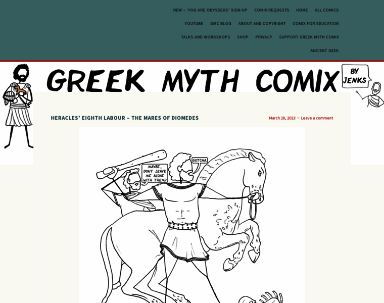 Greekmythcomix.com thumbnail