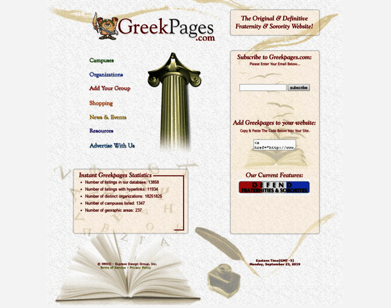 Greekpages.com thumbnail