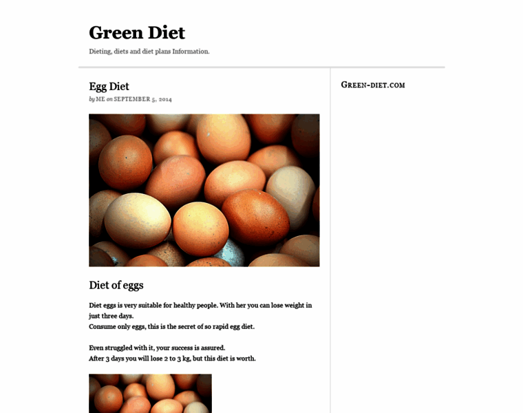Green-diet.com thumbnail