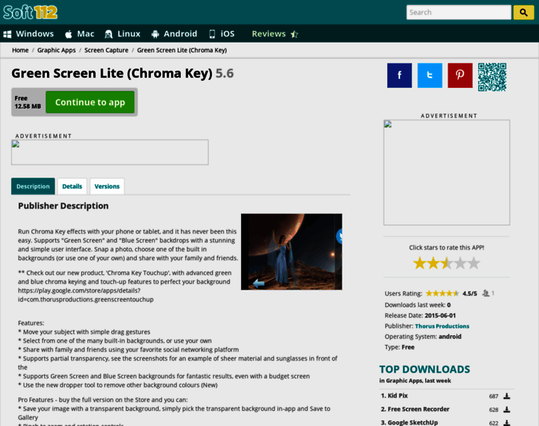 Green-screen-lite-chroma-key.soft112.com thumbnail