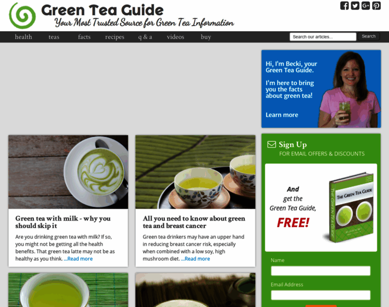 Green-tea-guide.com thumbnail