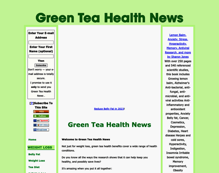 Green-tea-health-news.com thumbnail