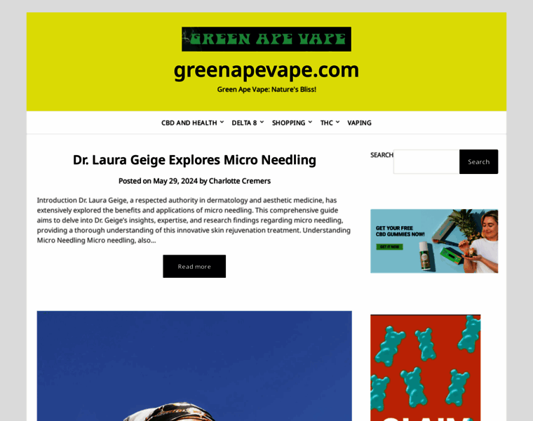 Greenapevape.com thumbnail