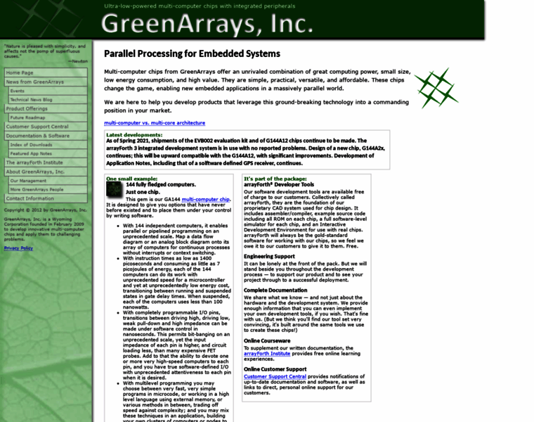 Greenarraychips.com thumbnail