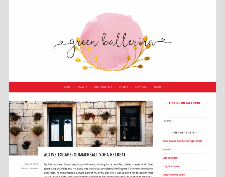 Greenballerina.com thumbnail