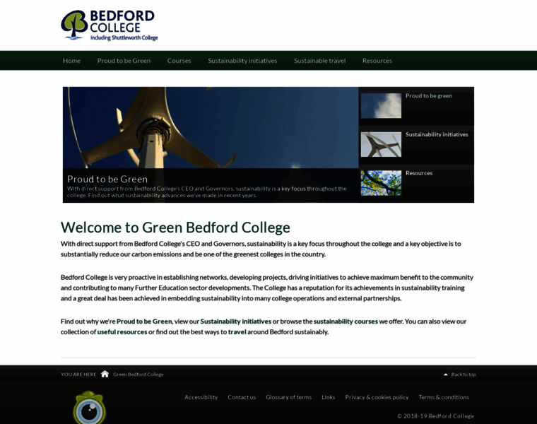Greenbedfordcollege.com thumbnail