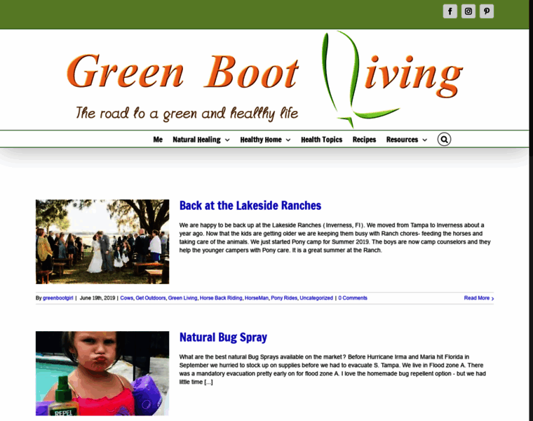 Greenbootliving.com thumbnail
