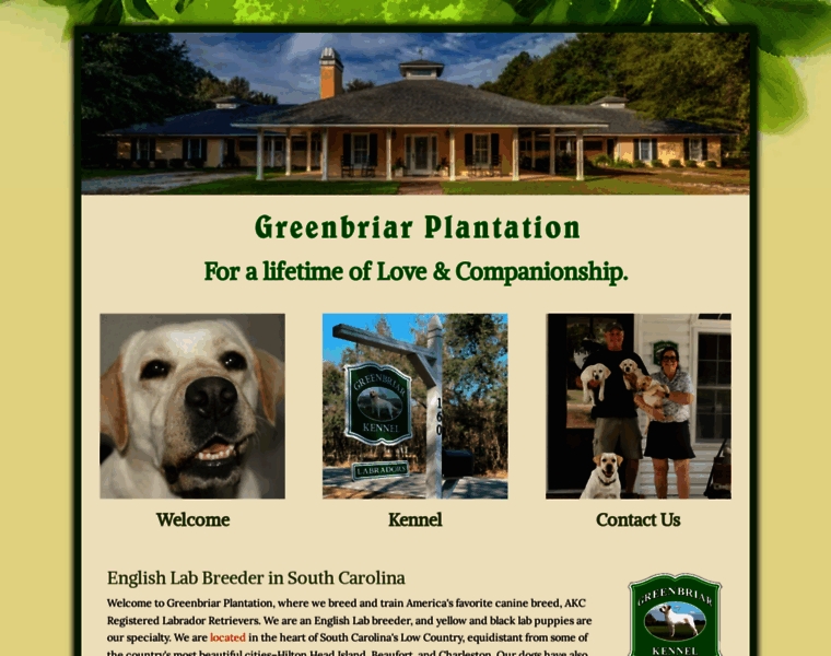 Greenbriarplantation.com thumbnail