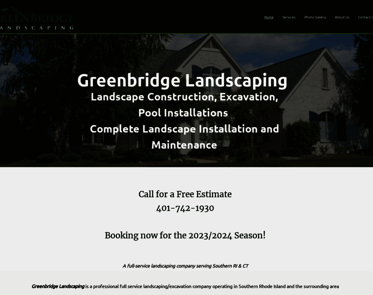 Greenbridgelandscaping.com thumbnail