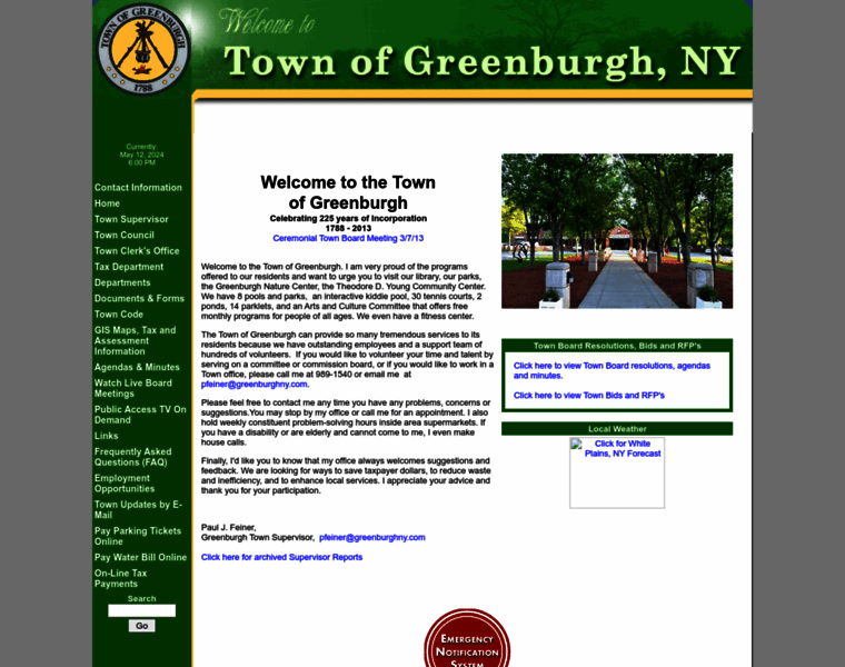 Greenburghgov.com thumbnail