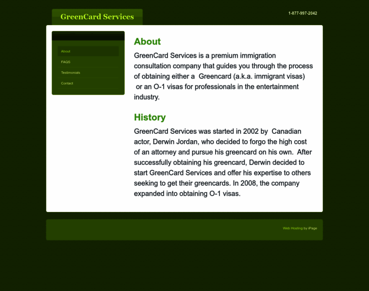 Greencardservices.ca thumbnail