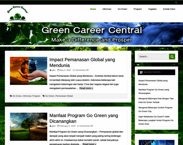 Greencareercentral.com thumbnail