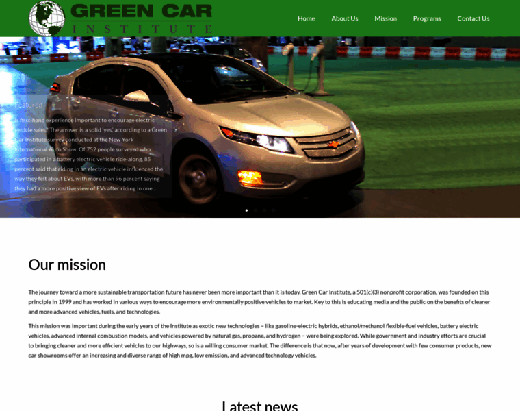 Greencars.org thumbnail