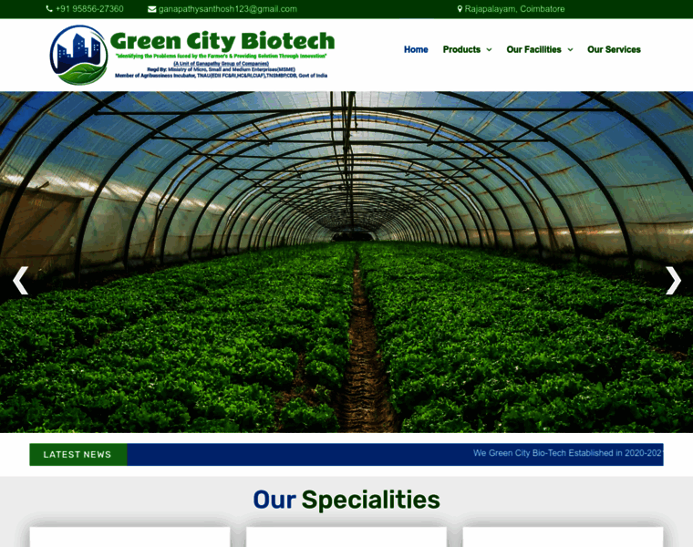 Greencitybiotech.com thumbnail