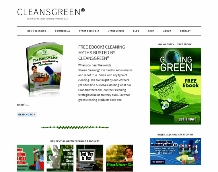 Greencleaningproductsllc.com thumbnail