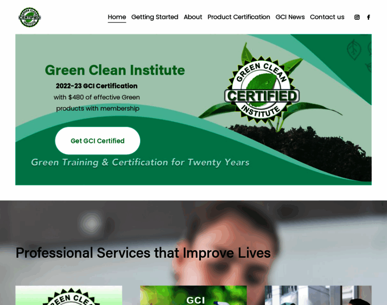 Greencleaninstitute.com thumbnail