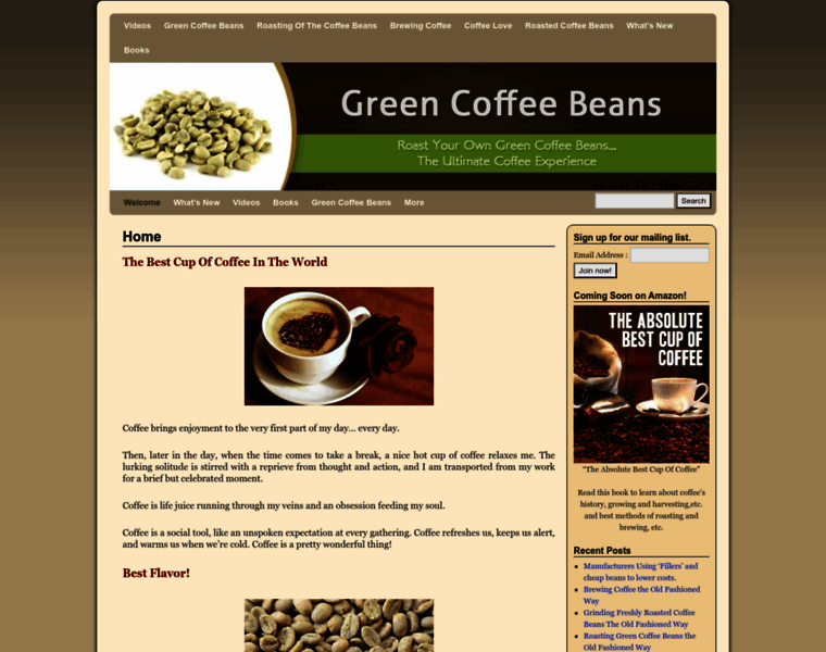 Greencoffeebeansonline.com thumbnail