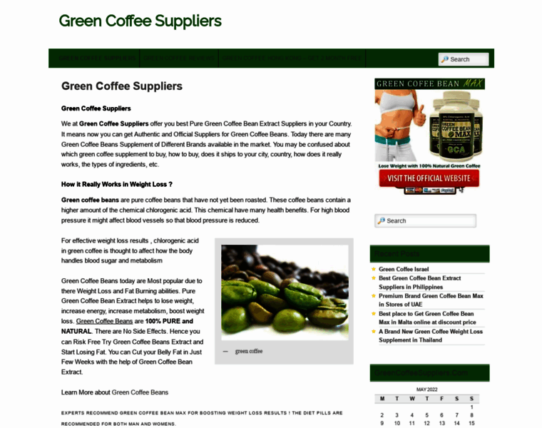 Greencoffeesuppliers.com thumbnail