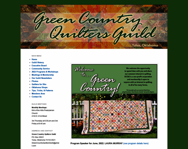 Greencountryquiltersguild.com thumbnail