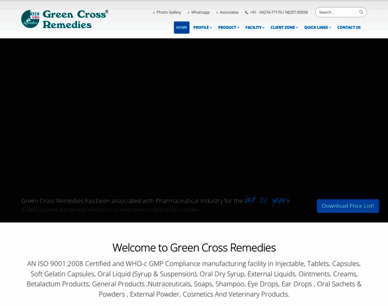Greencrossindia.com thumbnail