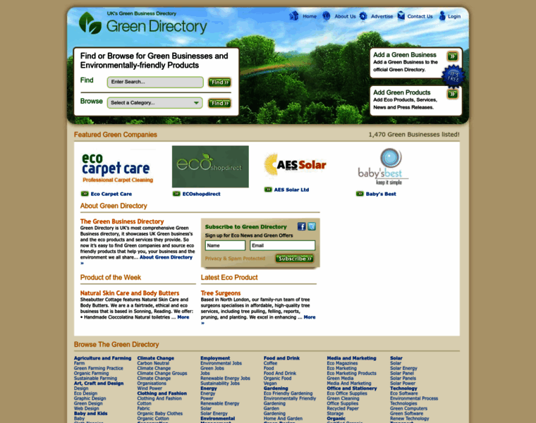 Greendirectory.co.uk thumbnail