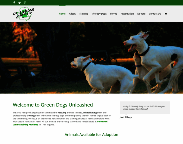 Greendogsunleashed.org thumbnail