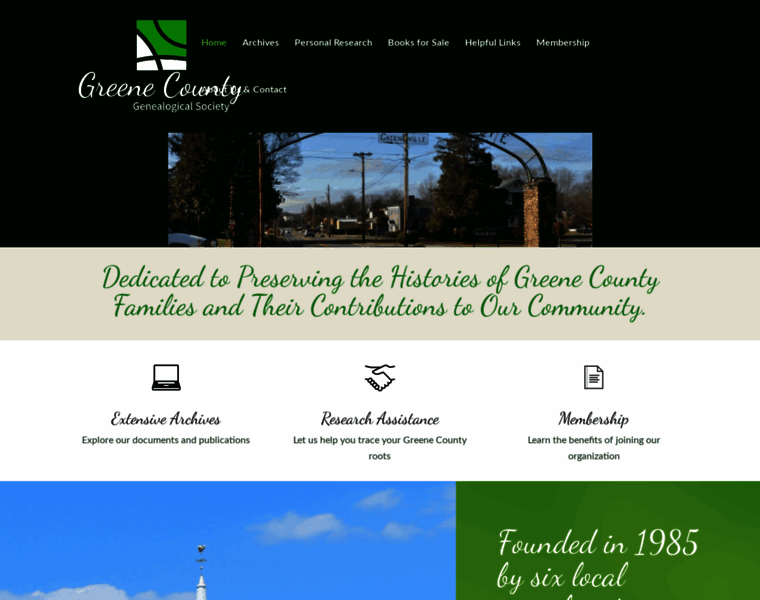 Greenecountytngenealogicalsociety.org thumbnail