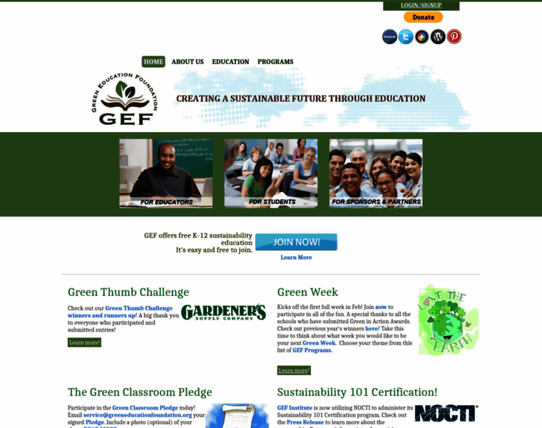 Greeneducationfoundation.org thumbnail
