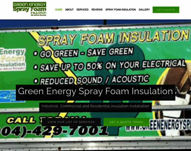 Greenenergysprayfoaminsulation.com thumbnail
