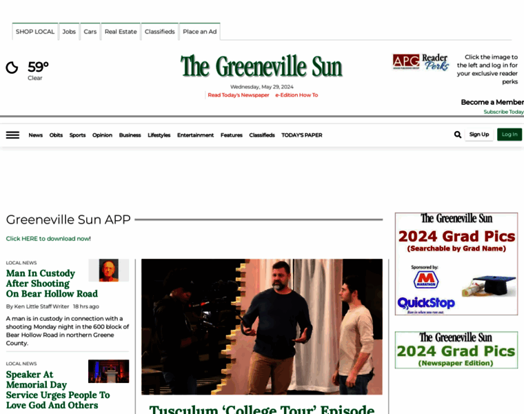 Greenevillesun.com thumbnail