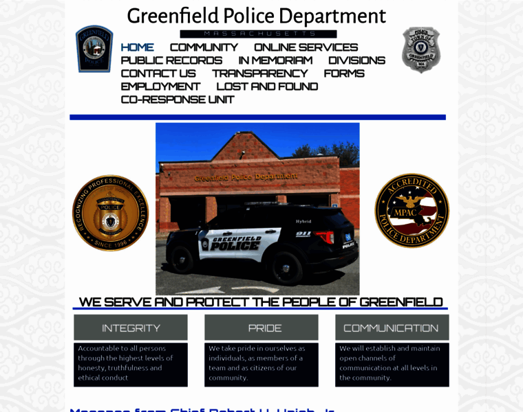 Greenfieldpd.org thumbnail