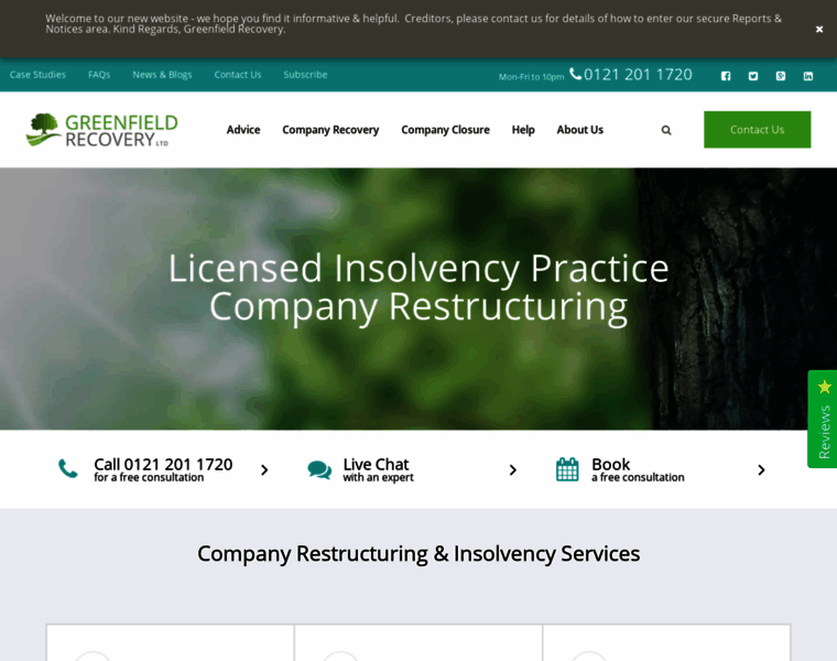 Greenfieldrecovery.co.uk thumbnail