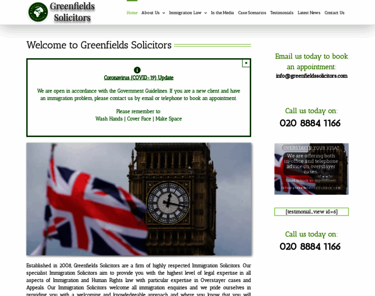 Greenfieldssolicitors.co.uk thumbnail