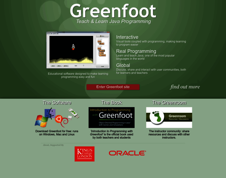 Greenfoot.org thumbnail