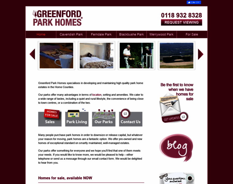 Greenfordparkhomes.co.uk thumbnail